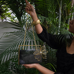 Floral Saga Resin Bag