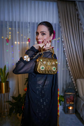 Nora bag in antique gold