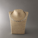 Twisted hasli in silver