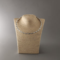 Twisted hasli in silver