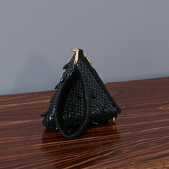 Pyramid bag in black