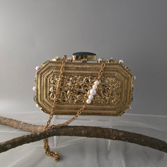 Reem clutch bag