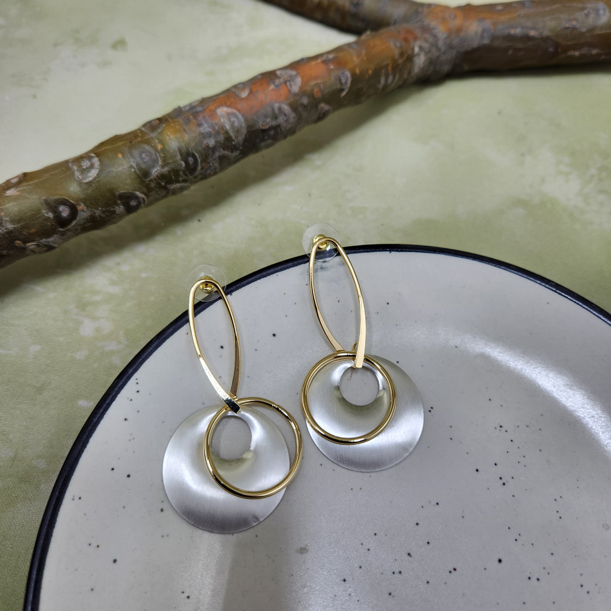 Lightweight Double Ring Danglers