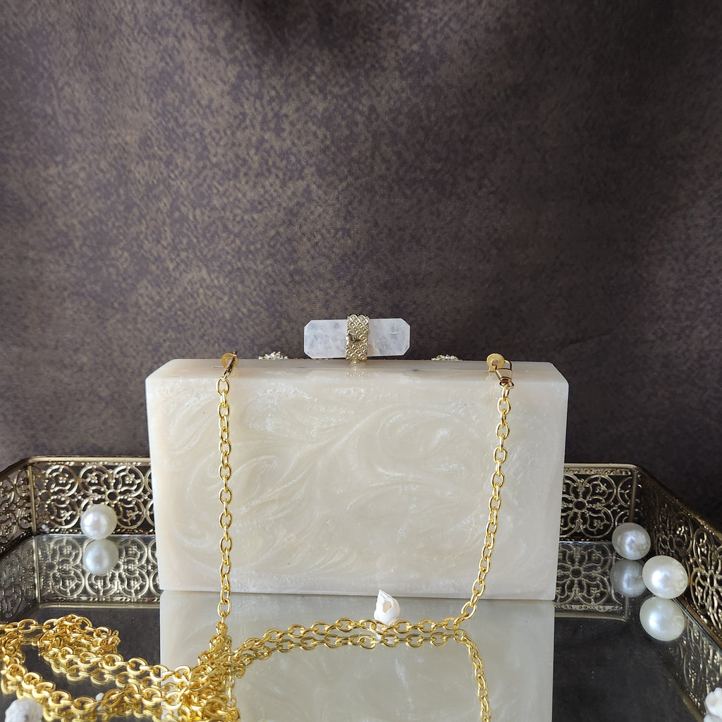 Nooran Bag[ ivory white ]