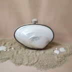 Big Mother of Pearl Shell Clutch