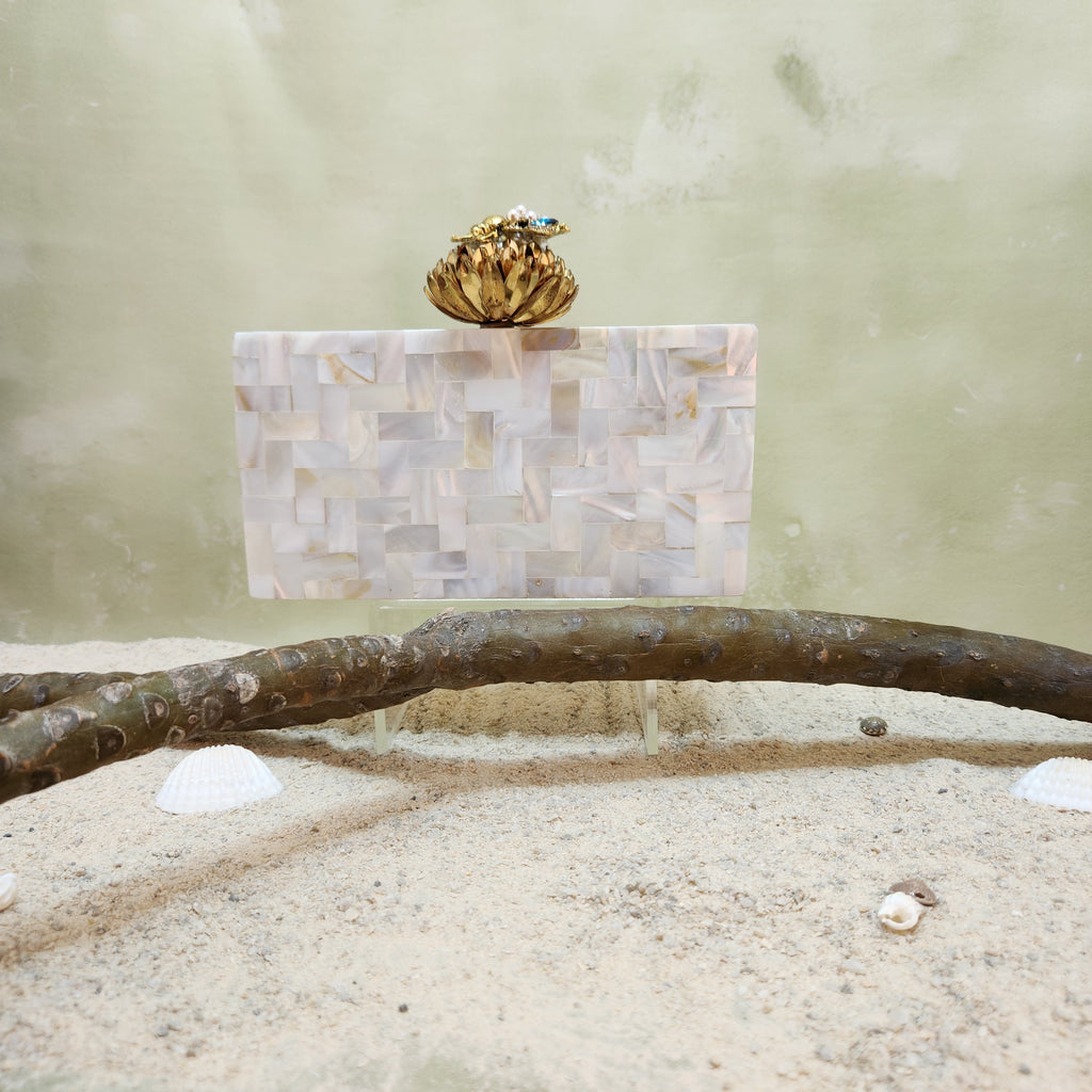 The Lotus Bee MOP Clutch