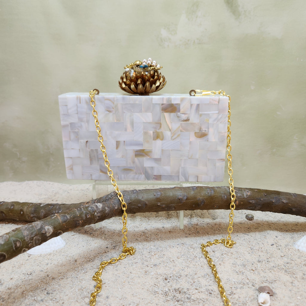 The Lotus Bee MOP Clutch