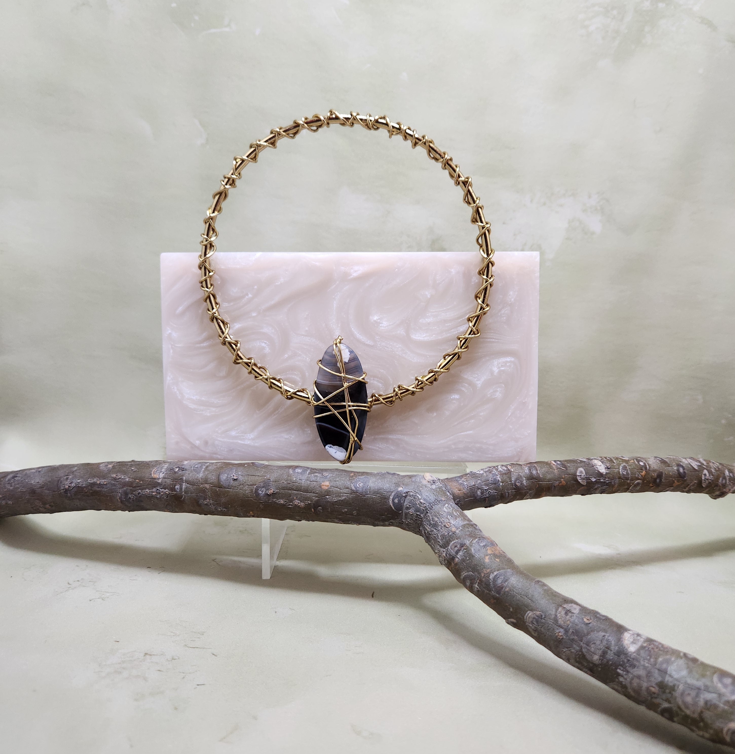 The Agate Handle Bag