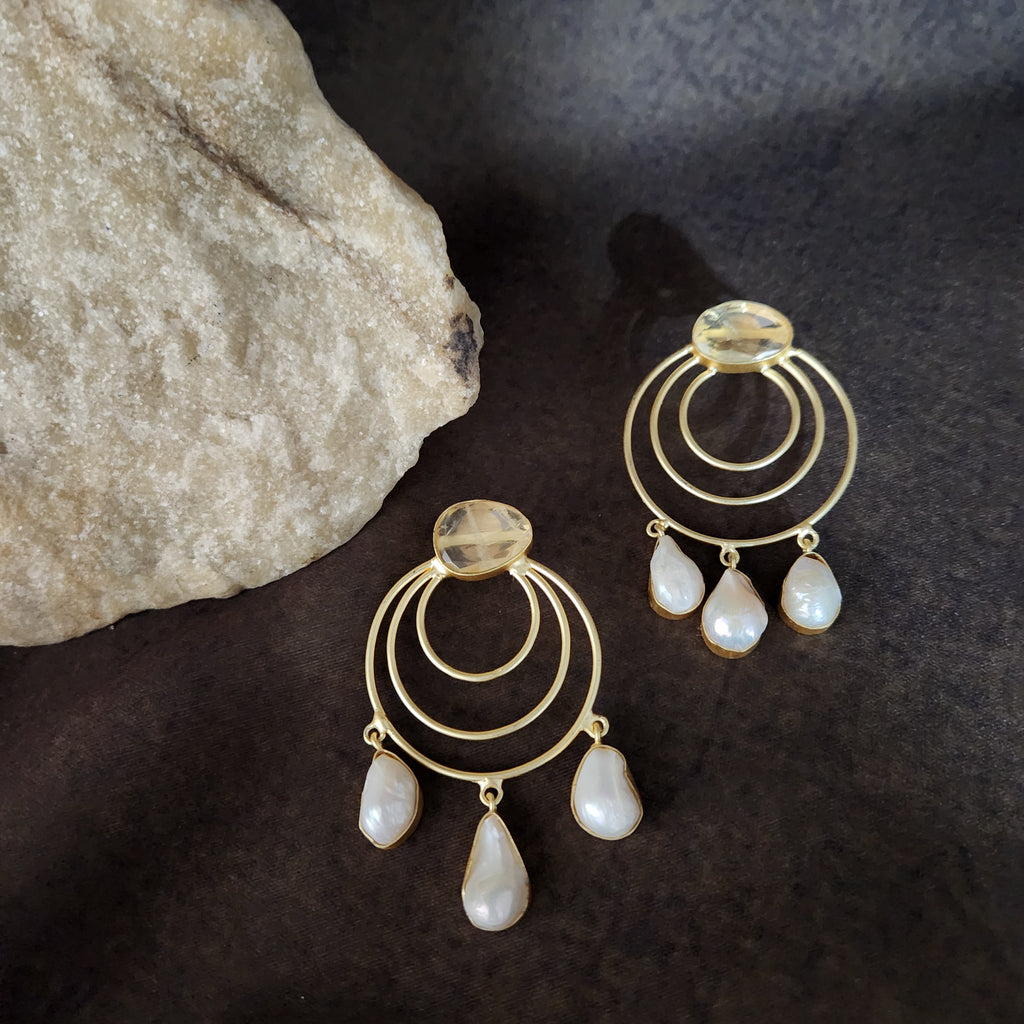 Mother Of Pearl and Citrine
