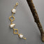 Pearl Chip Bracelet With Square Block