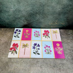 Mdf Printed And Laminated Dining Table Mats Set Of 6 Plus Trivet Set Of 2