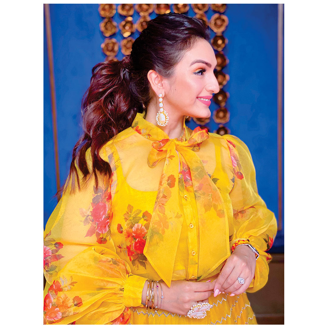 Maharani Earring in Mother of Pearl Secondary image