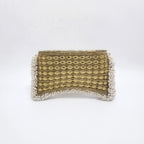 Rhinestone Pearl Pouchette Bag