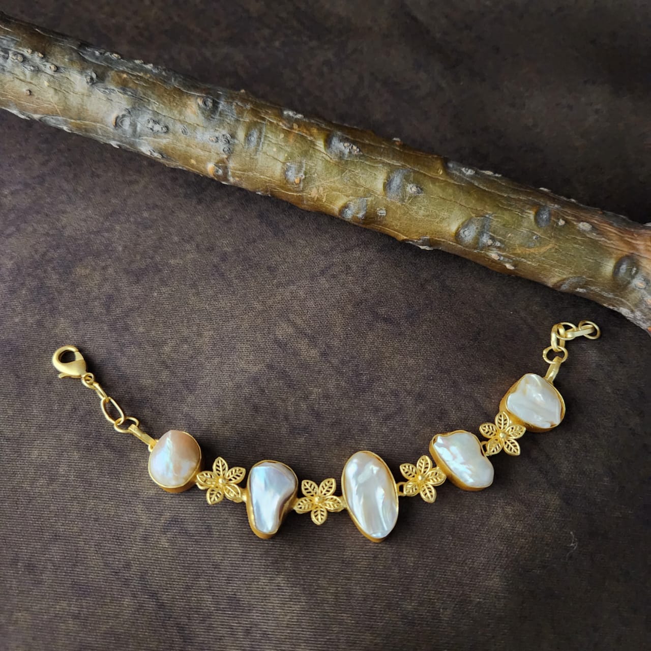Mop Butterfly Bracelet