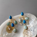 Pendulum Turquoise And Amazonite Dangler