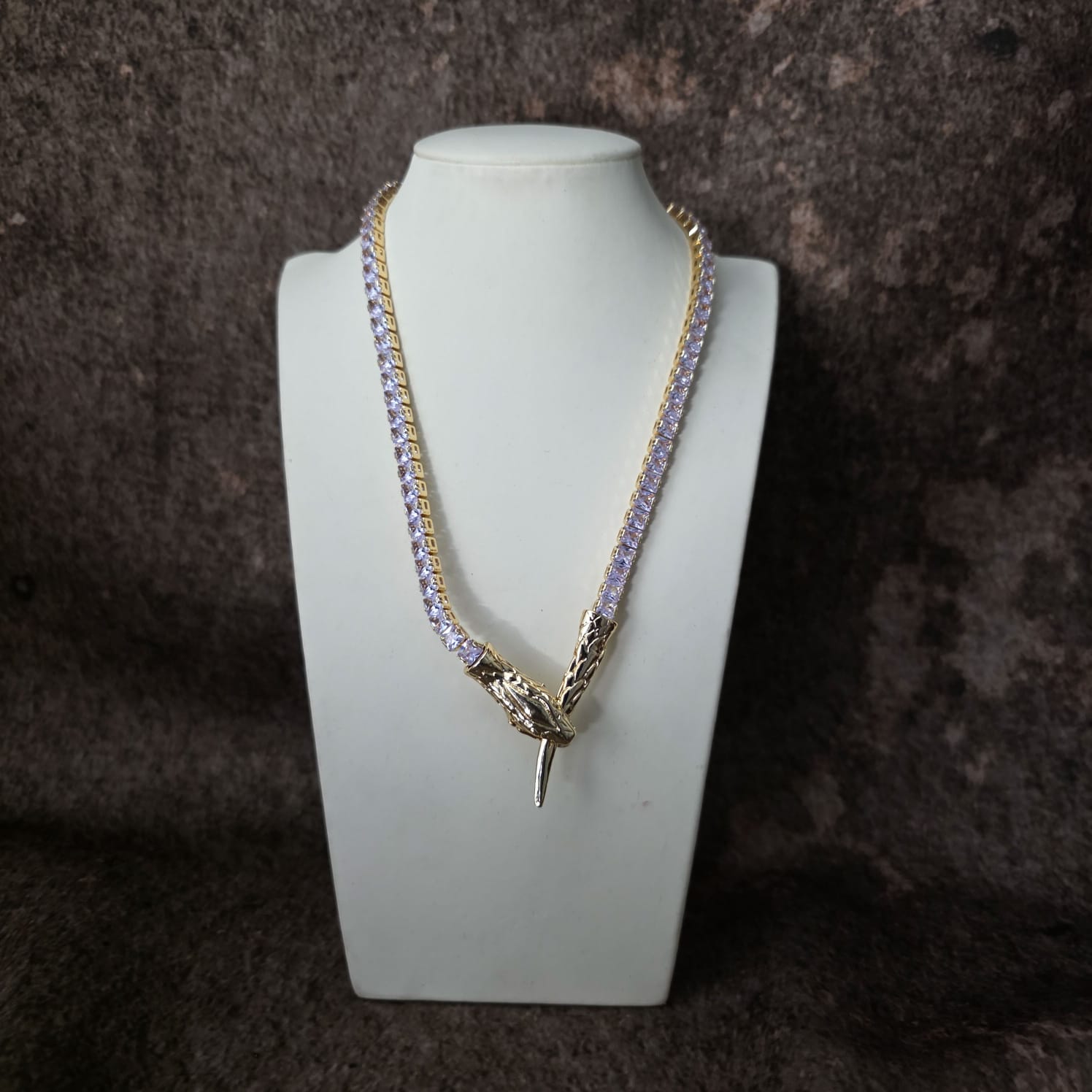 Snake Diamante Neckpiece Main image