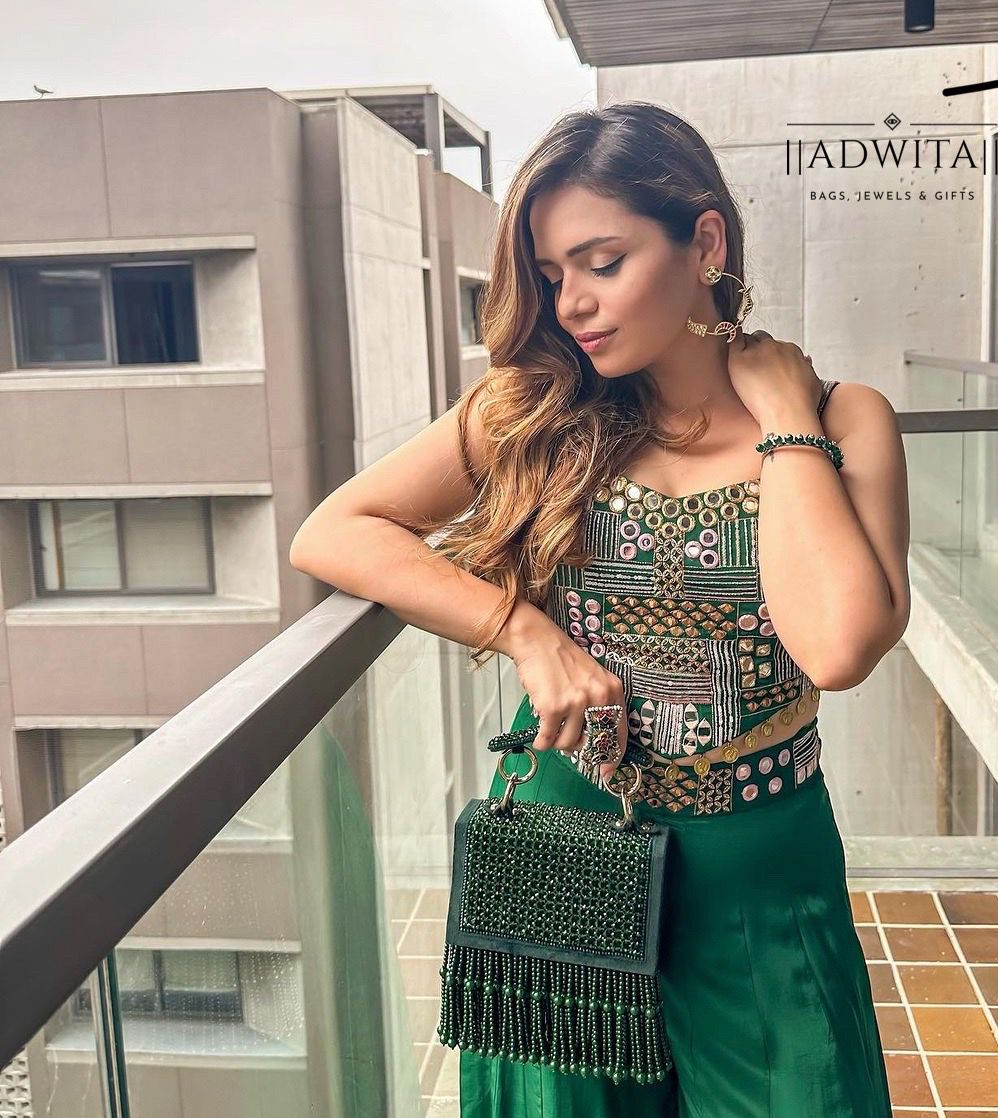 Delsey Bag in Shades of Green Main image