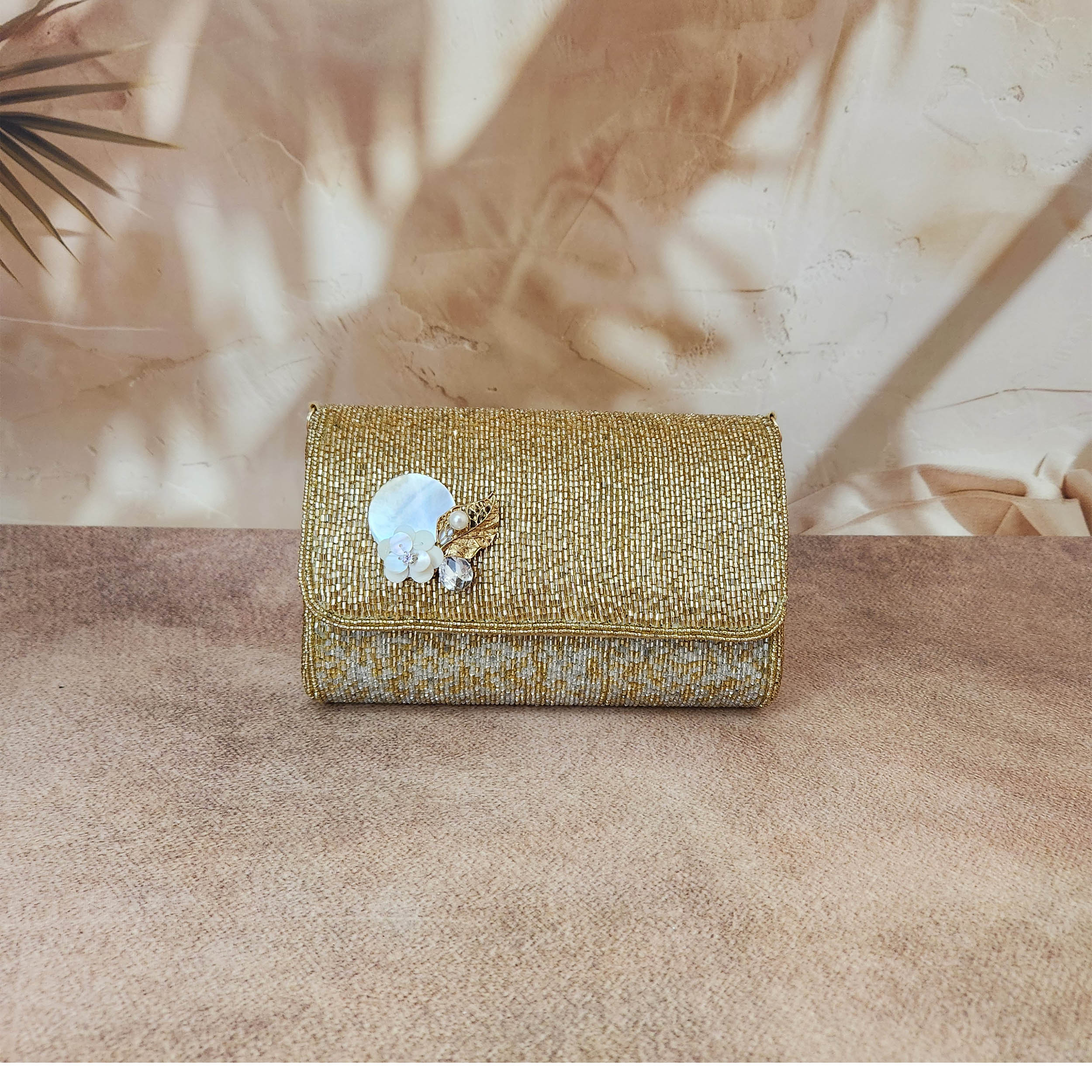 The Rottana Bag in Multi Gold and Silver Main image