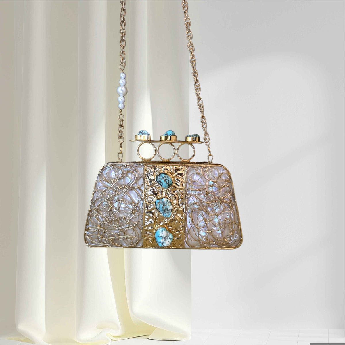Sakina clutch bag
