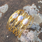 Pearl Arrow Cuff