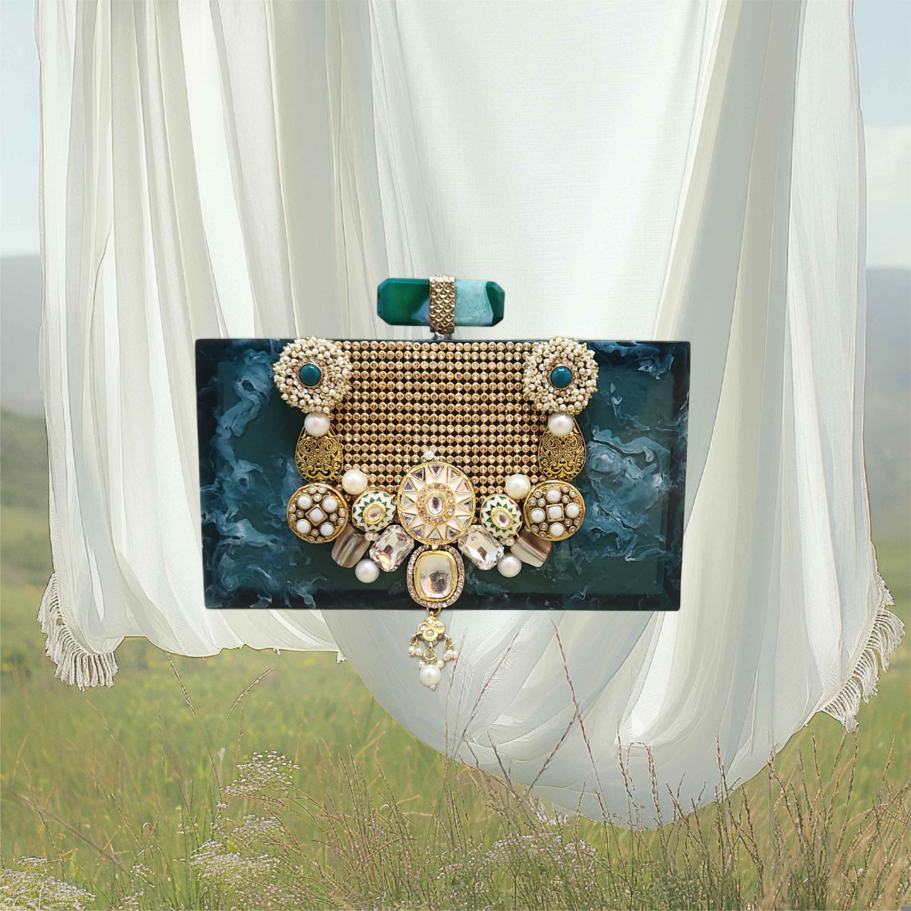 Nooran bag [Emerald Green] Secondary image