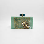 Jaal with floral bunch bag