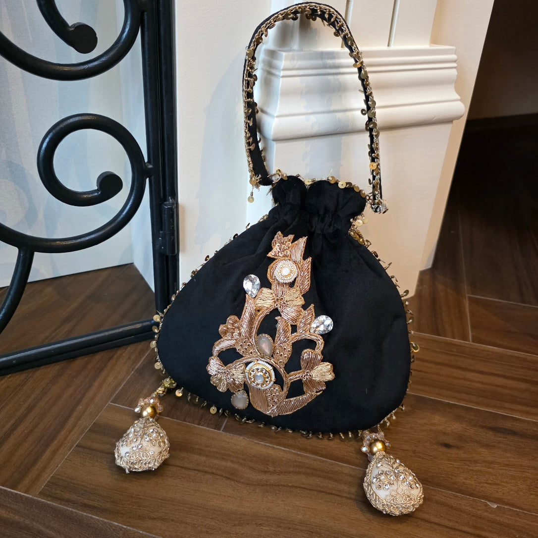 The Hafsa potli[Black] Main image