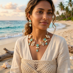 Sea Shell Necklace Set