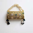 Arwa bag in antique gold