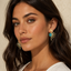 Arrow studs [turquoise]