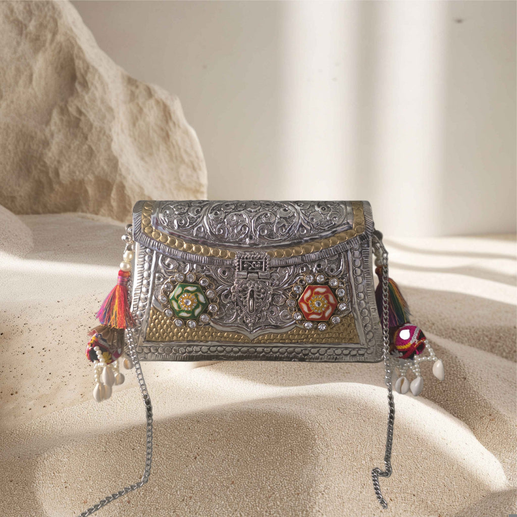 Multi Meenakari Bag