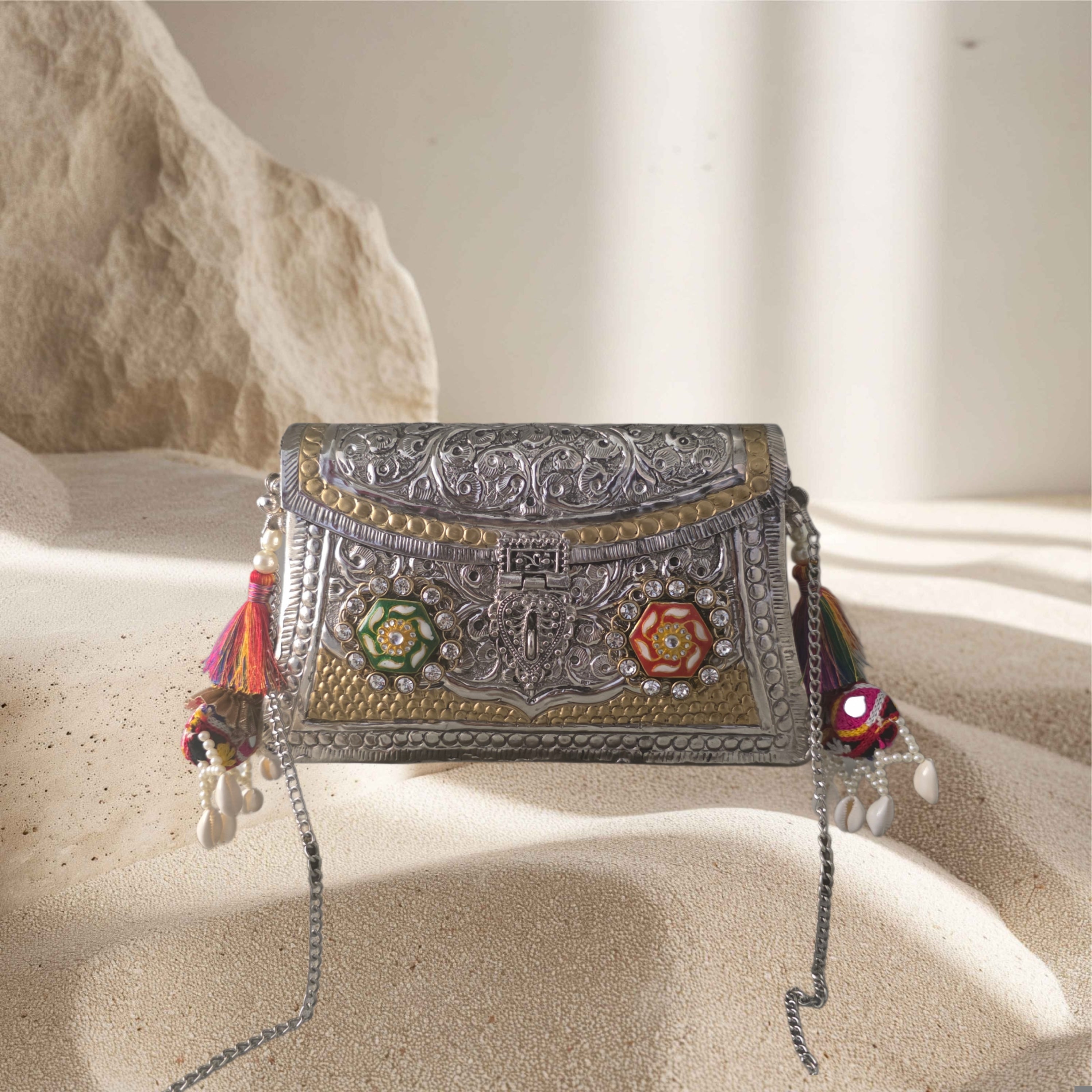 Multi Meenakari Bag
