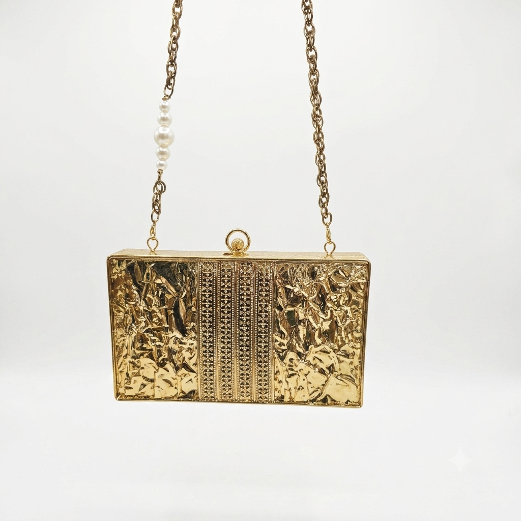 Stone and Kundan Mosaic Bag