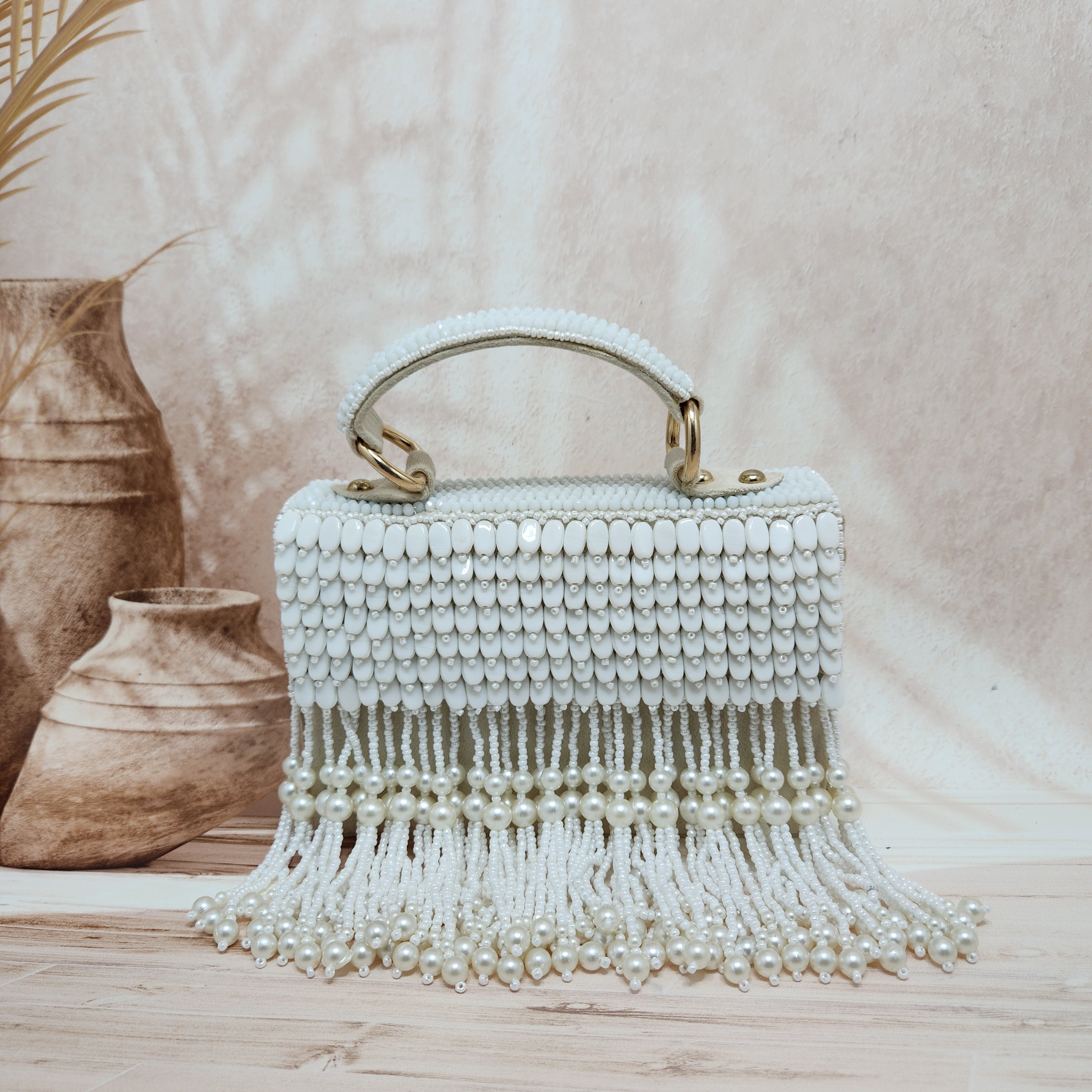 The Reha Bag[ ivory white] Main image