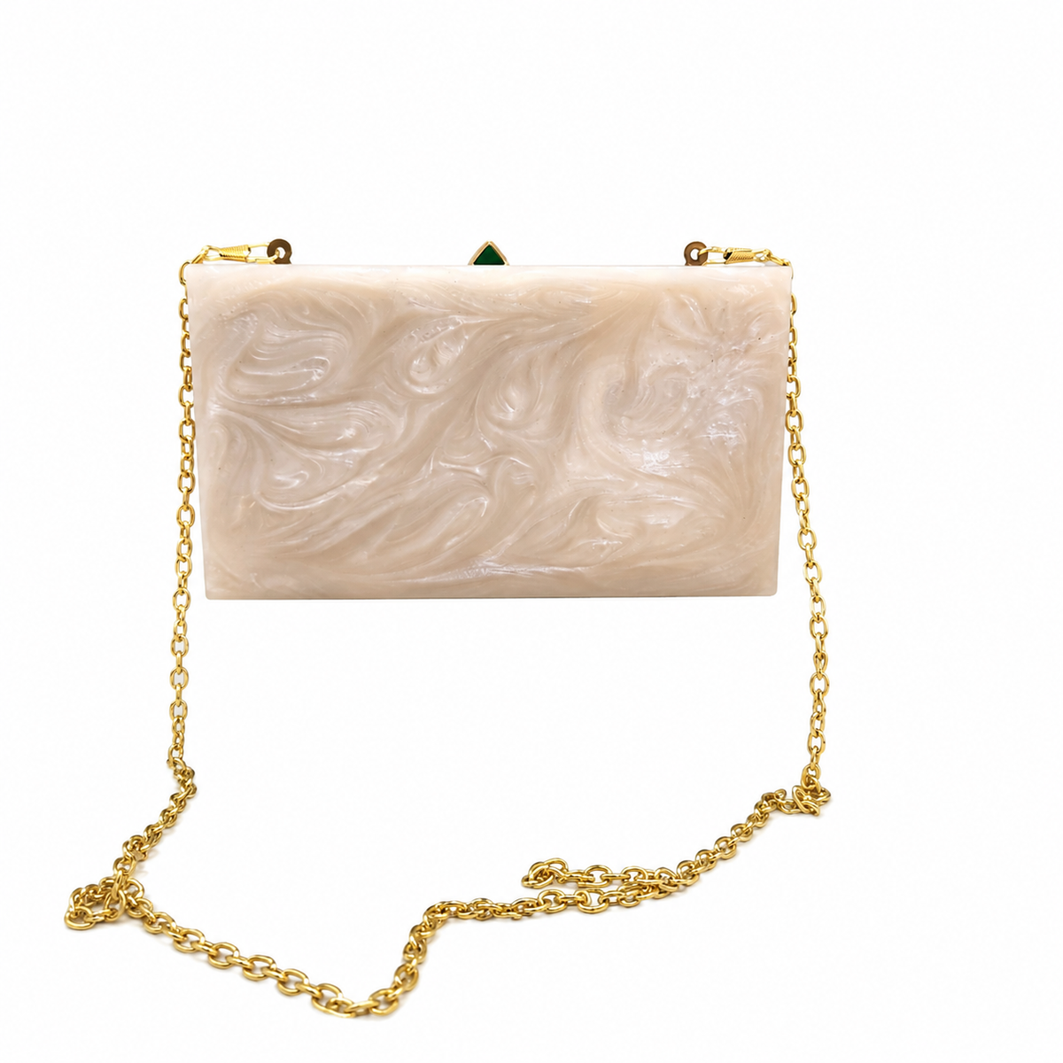 The Enchanted Chandbali Bag [ ivory white ]