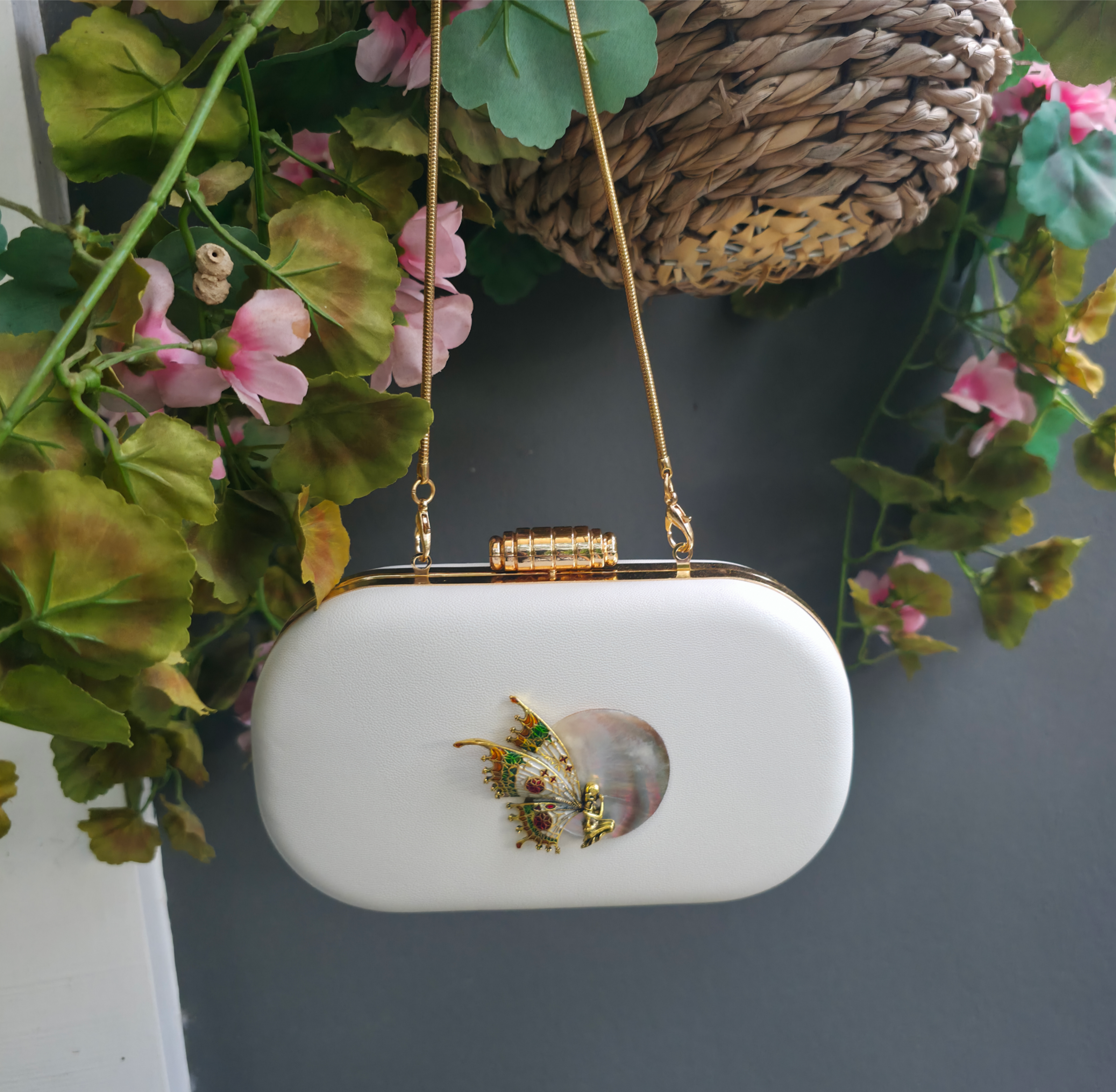 Moon fairy clutch bag