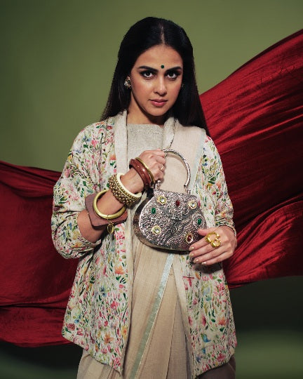 Bahara Bag in brass