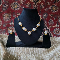 Pearl Necklace Set