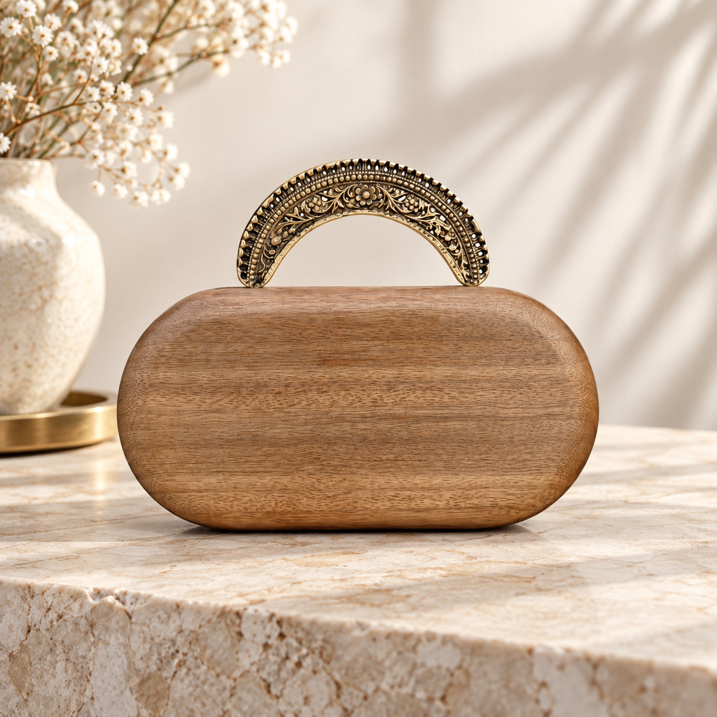 Wooden Nagina Bag