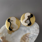 Enamel big size studs