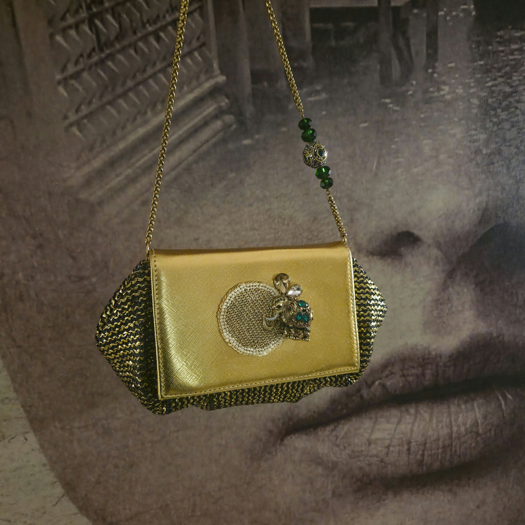 Elephant batua bag