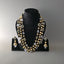 Grey shade multi layer mala