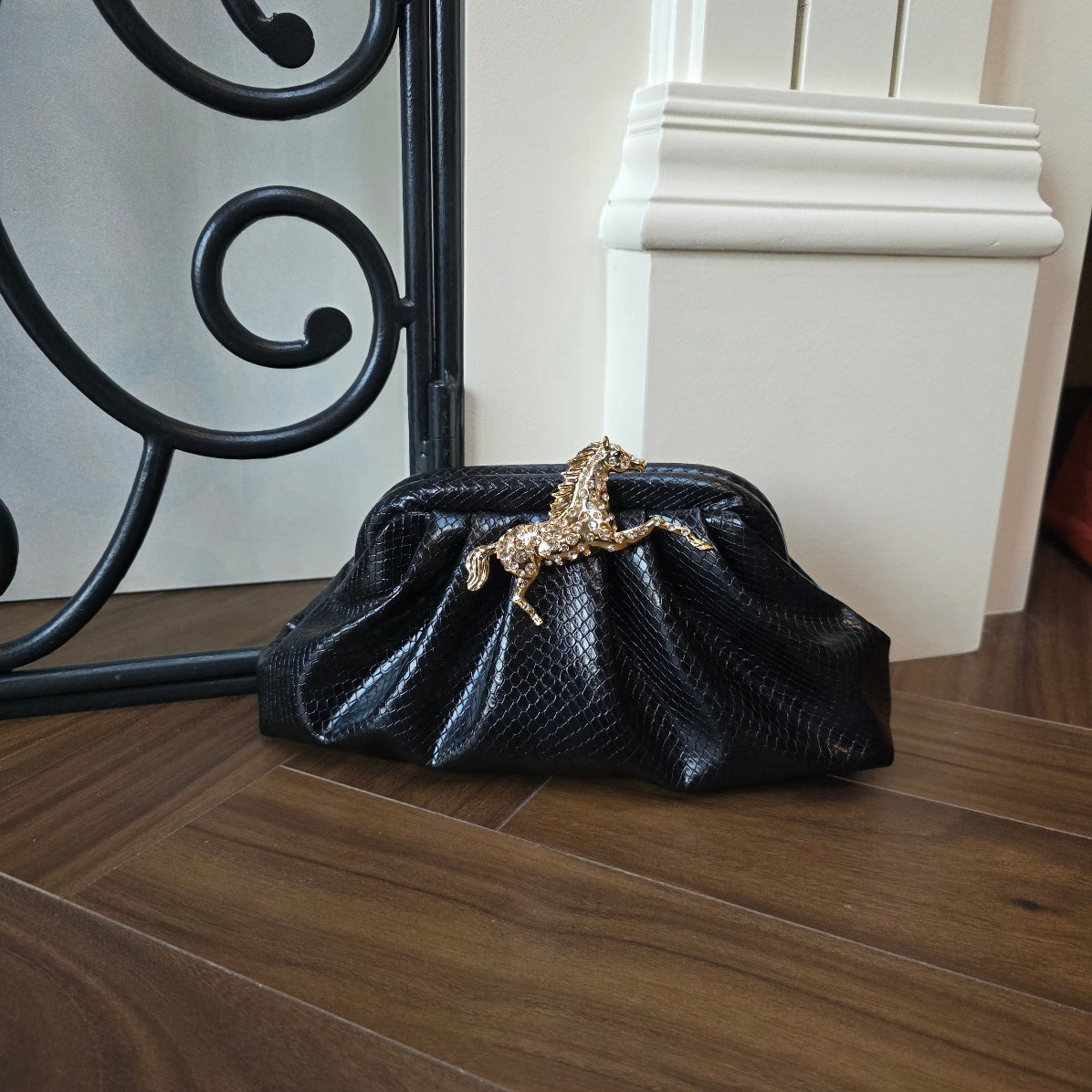 Horse pouchette bag [black] Main image