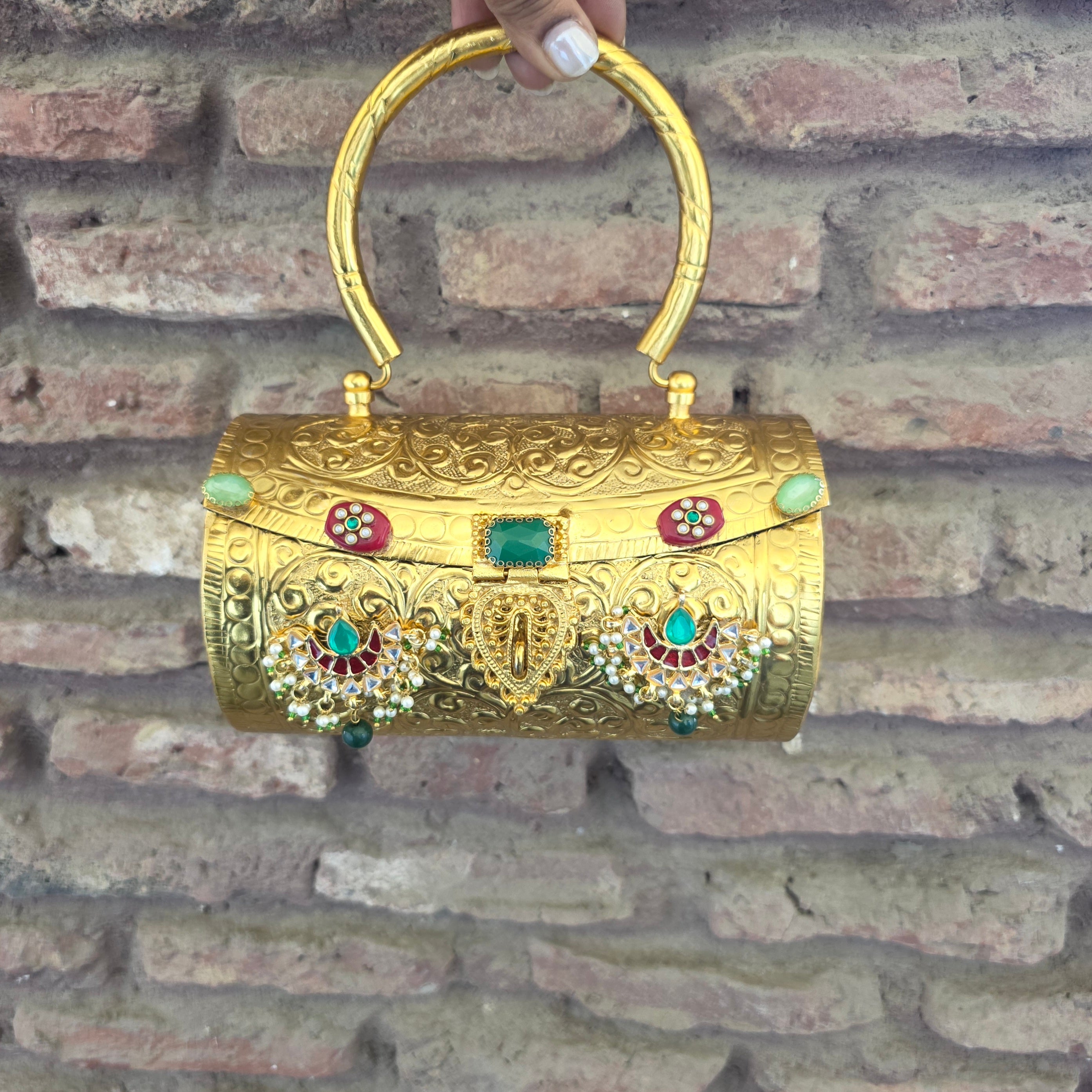 Kundan drum handle bag Main image
