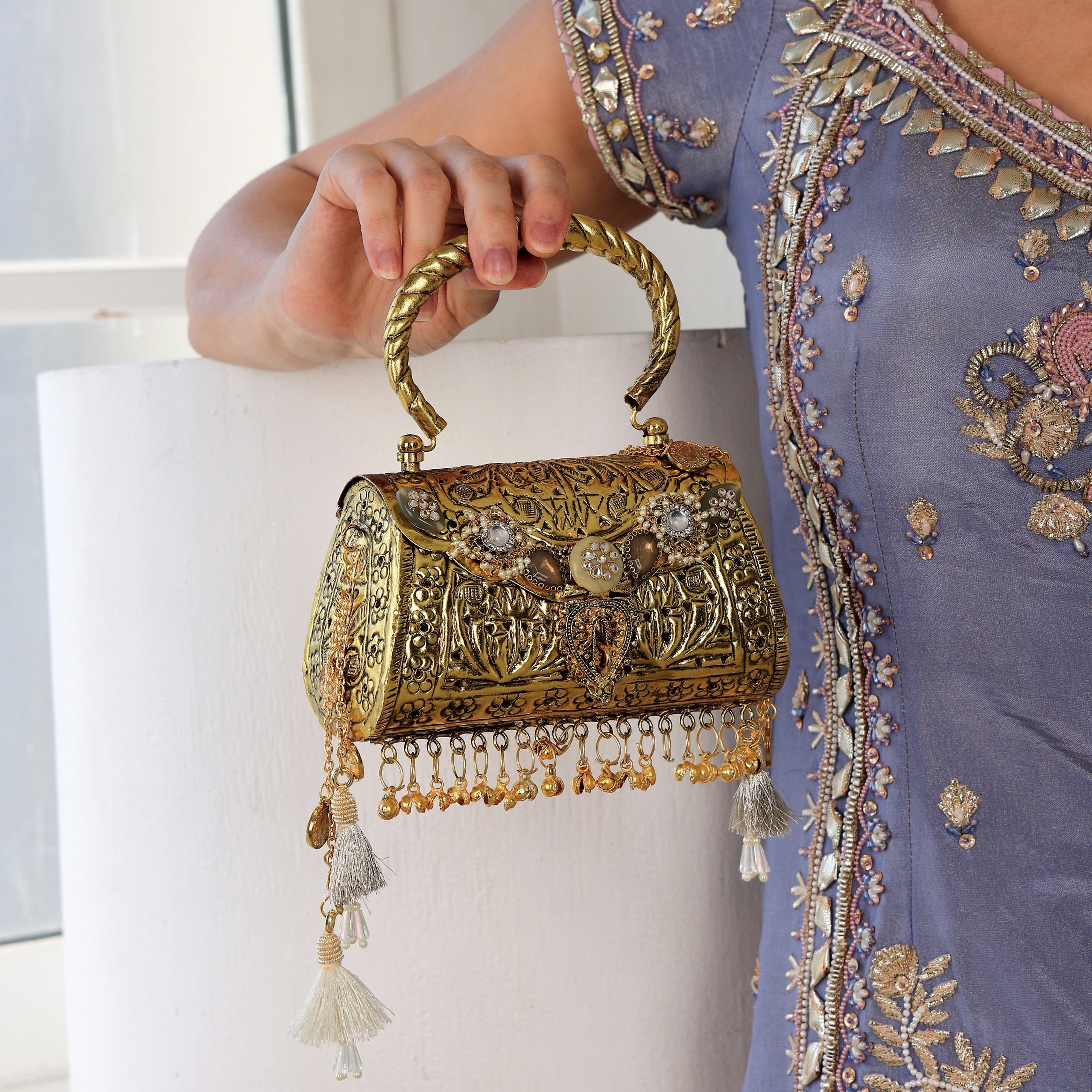 Alaka mini bag [ antique gold ]