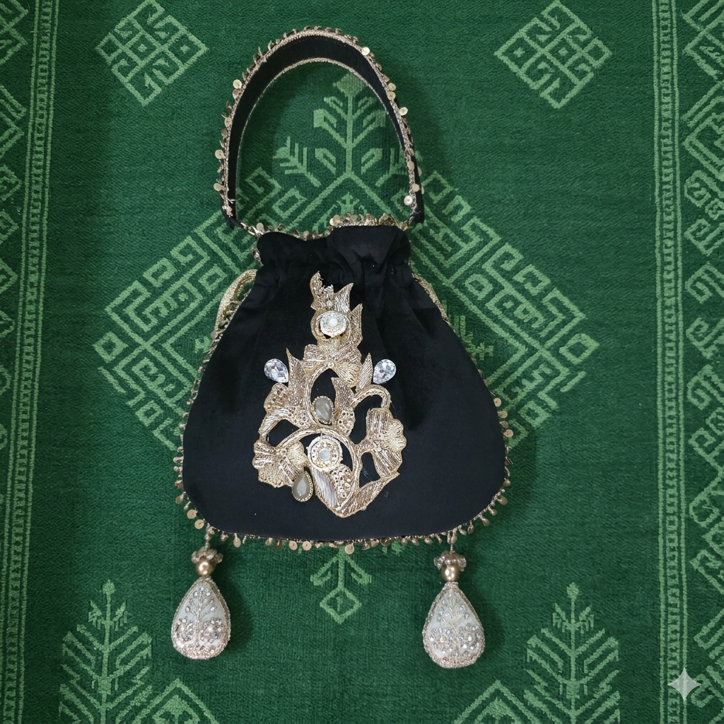 The Hafsa potli[Black]