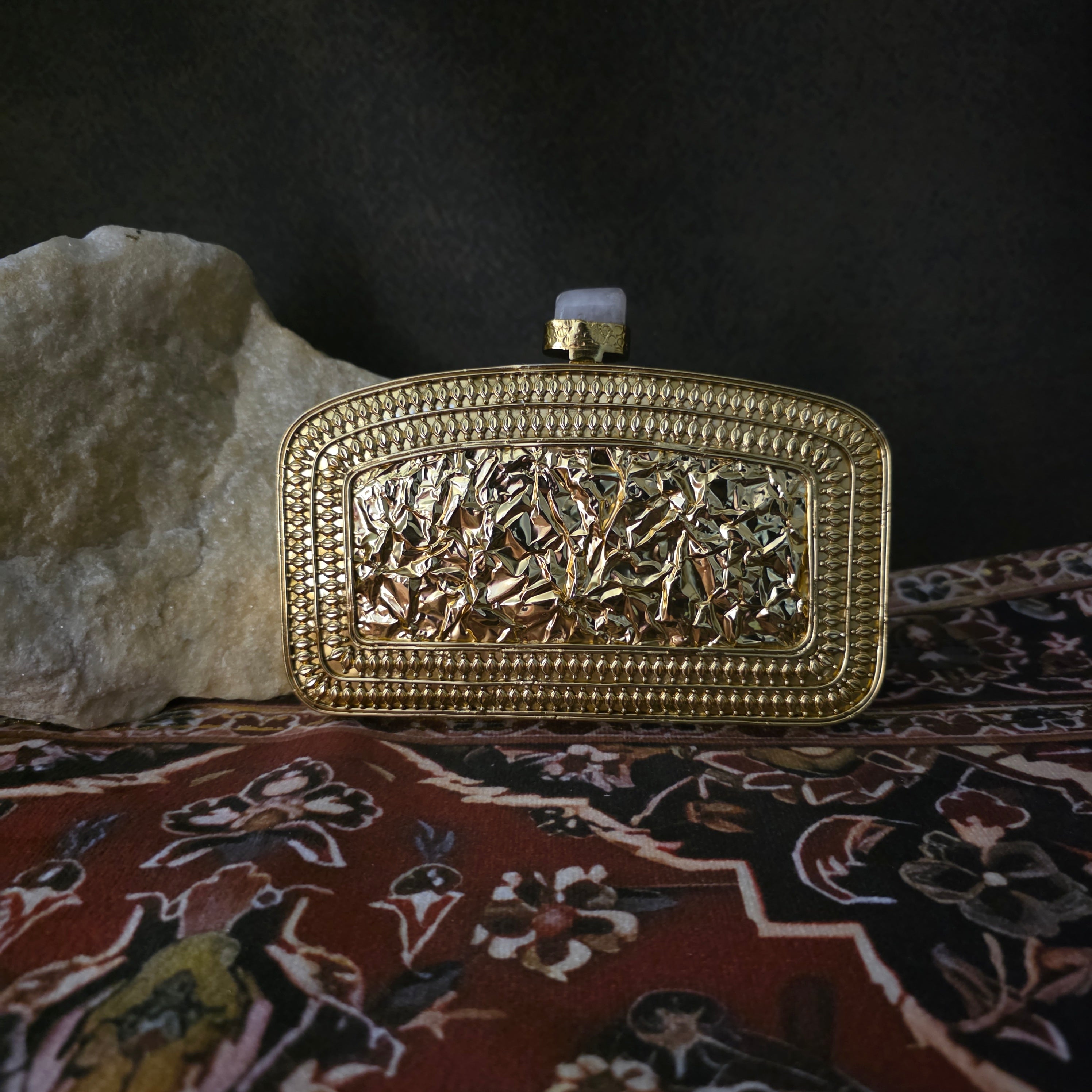 Mosaic kundan bag Secondary image