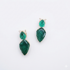 Emerald saga earrings