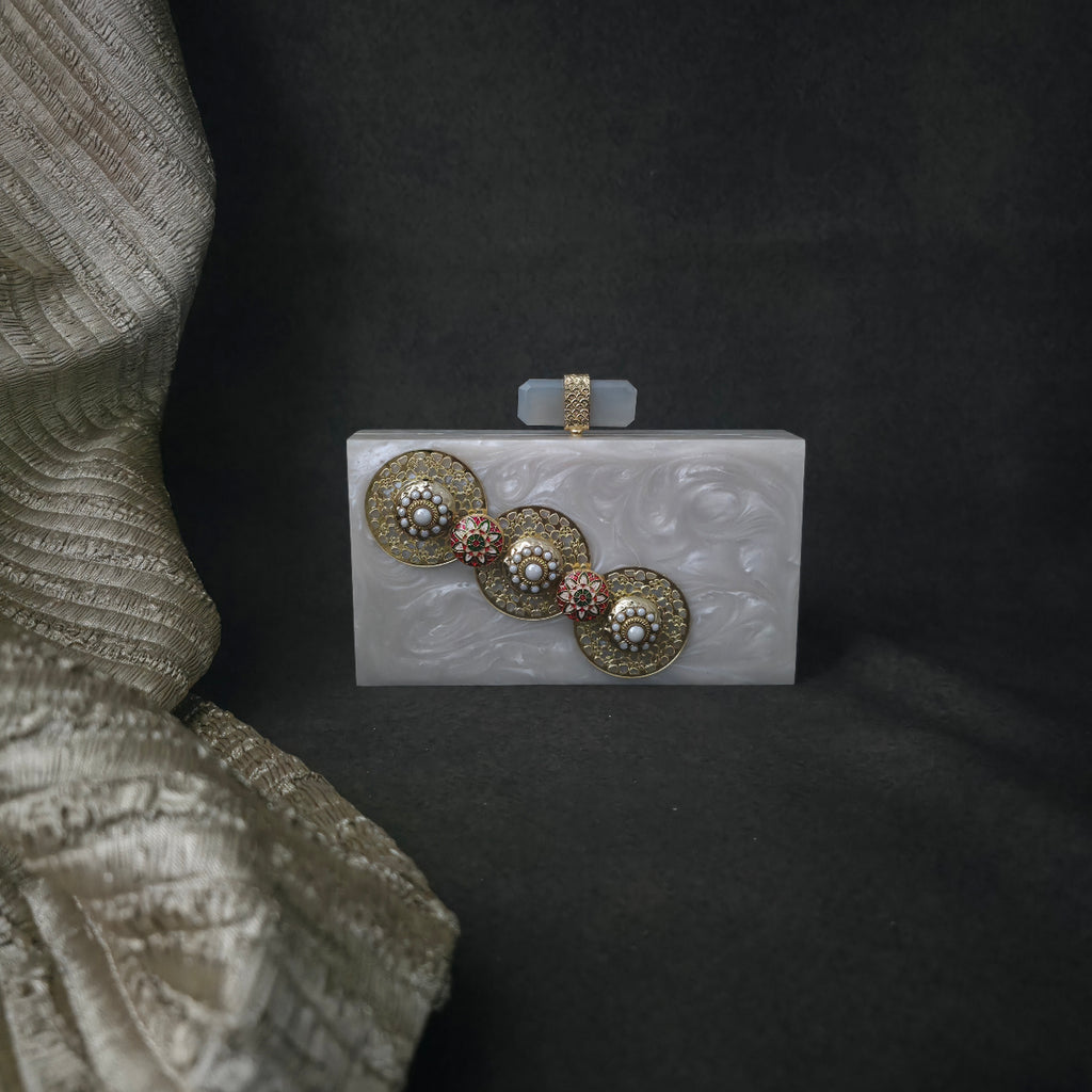 Moraccan Mosaic Button Bag