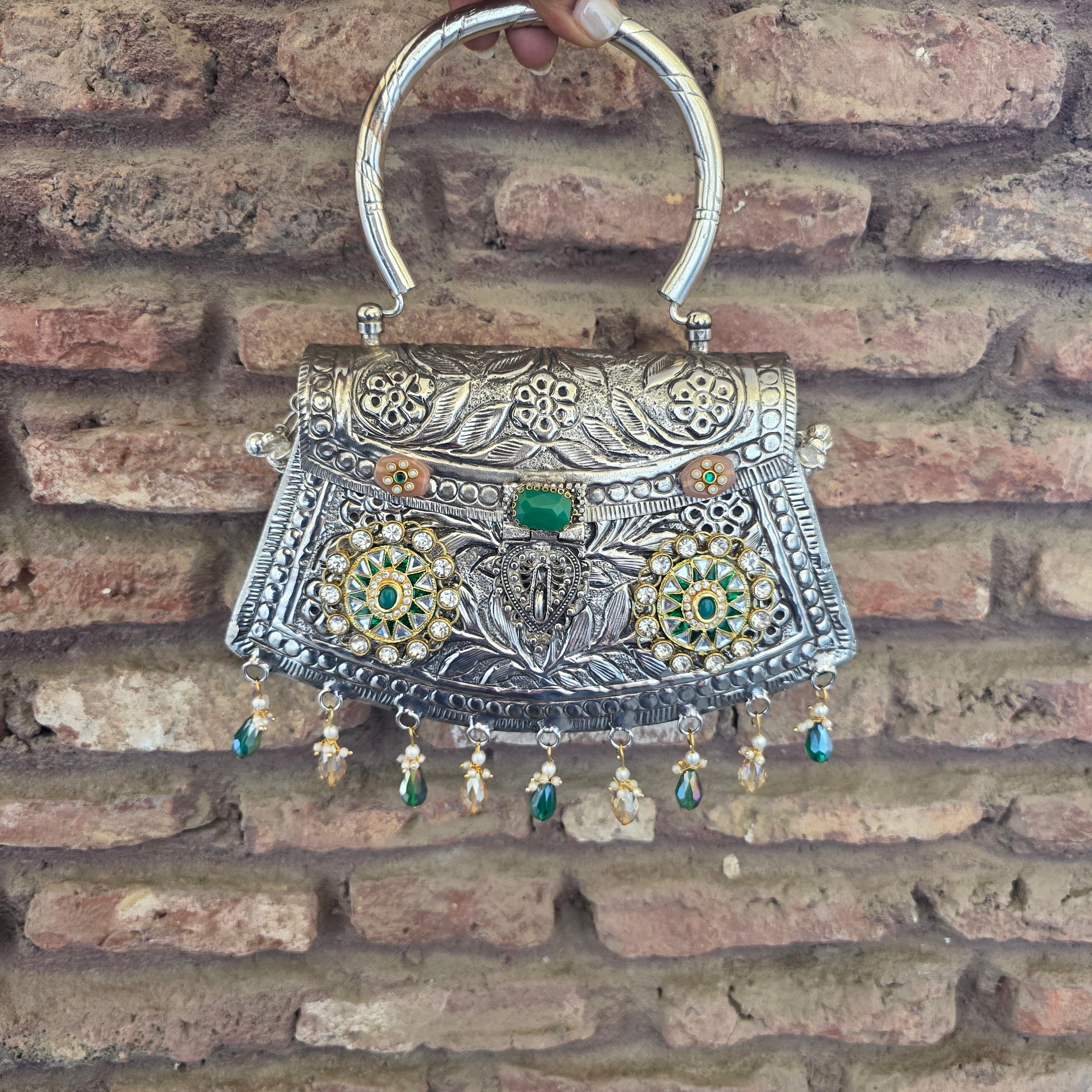 Tarah bag in silver Main image